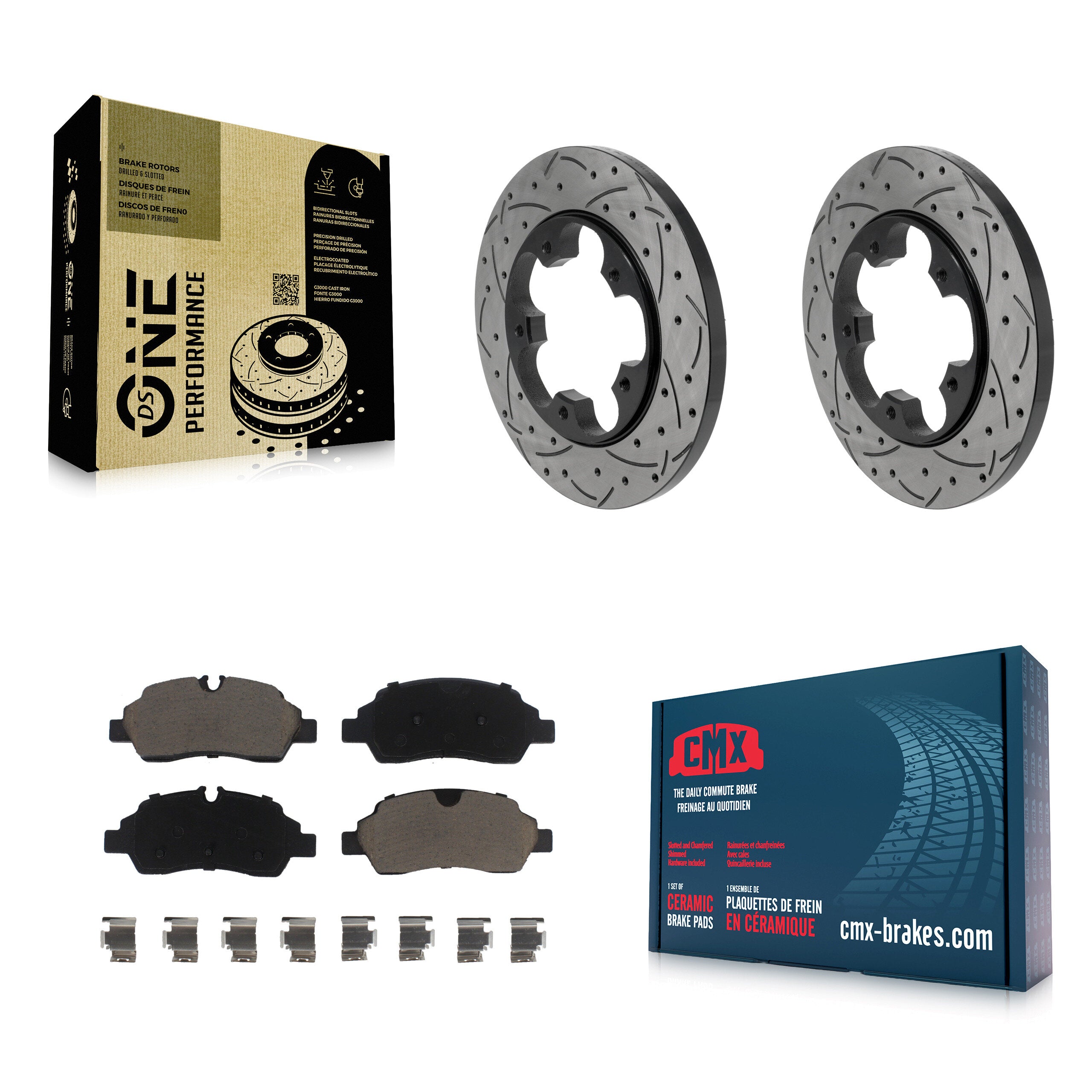 Transit Auto KDC-101872 Disc Brake Kit for 2015-2019 Ford Transit-350 HD, Ford Transit-150, Ford Transit-250 & more - Rear product image