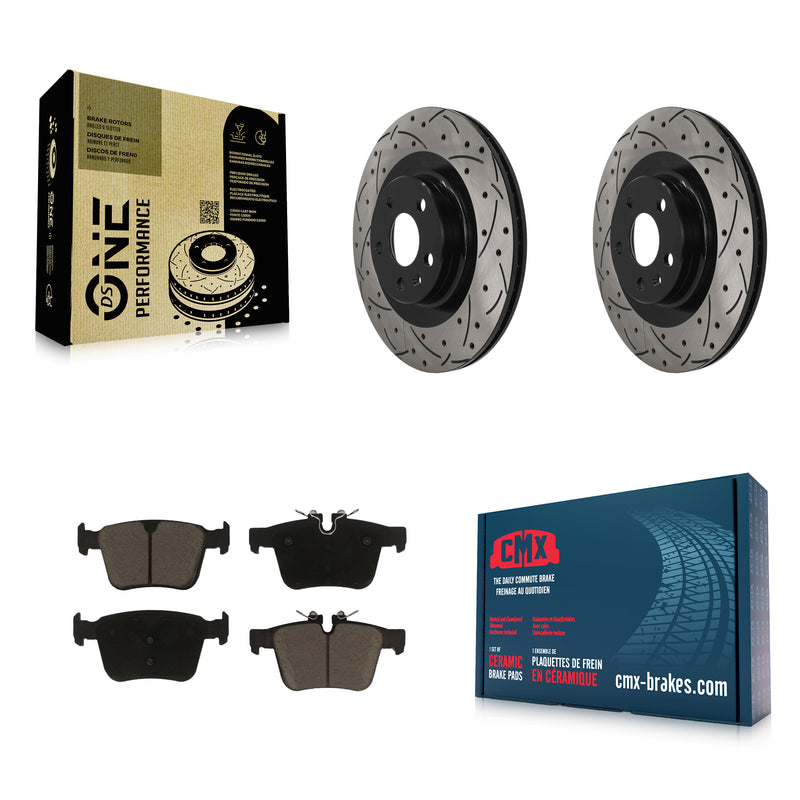 Transit Auto KDC-101873 Disc Brake Kit for 2016-2024 Volvo S60, Volvo S90, Volvo V60 & more - Rear product image