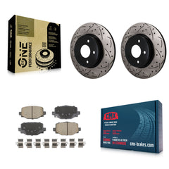 Transit Auto KDC-101876 Disc Brake Kit for 2019-2024 INFINITI QX55, INFINITI QX50 - Rear product image