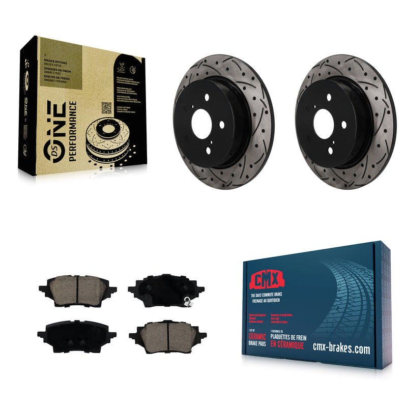 Transit Auto KDC-101883 Disc Brake Kit for 2019-2021 Toyota C-HR - Rear product image