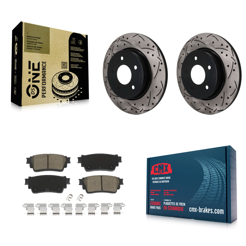 Transit Auto KDC-101885 Disc Brake Kit for 2021-2023 Nissan Rogue - Rear product image