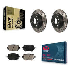 Transit Auto KDC-101886 Disc Brake Kit for 2015 Volkswagen Golf, Volkswagen Golf SportWagen - Rear product image