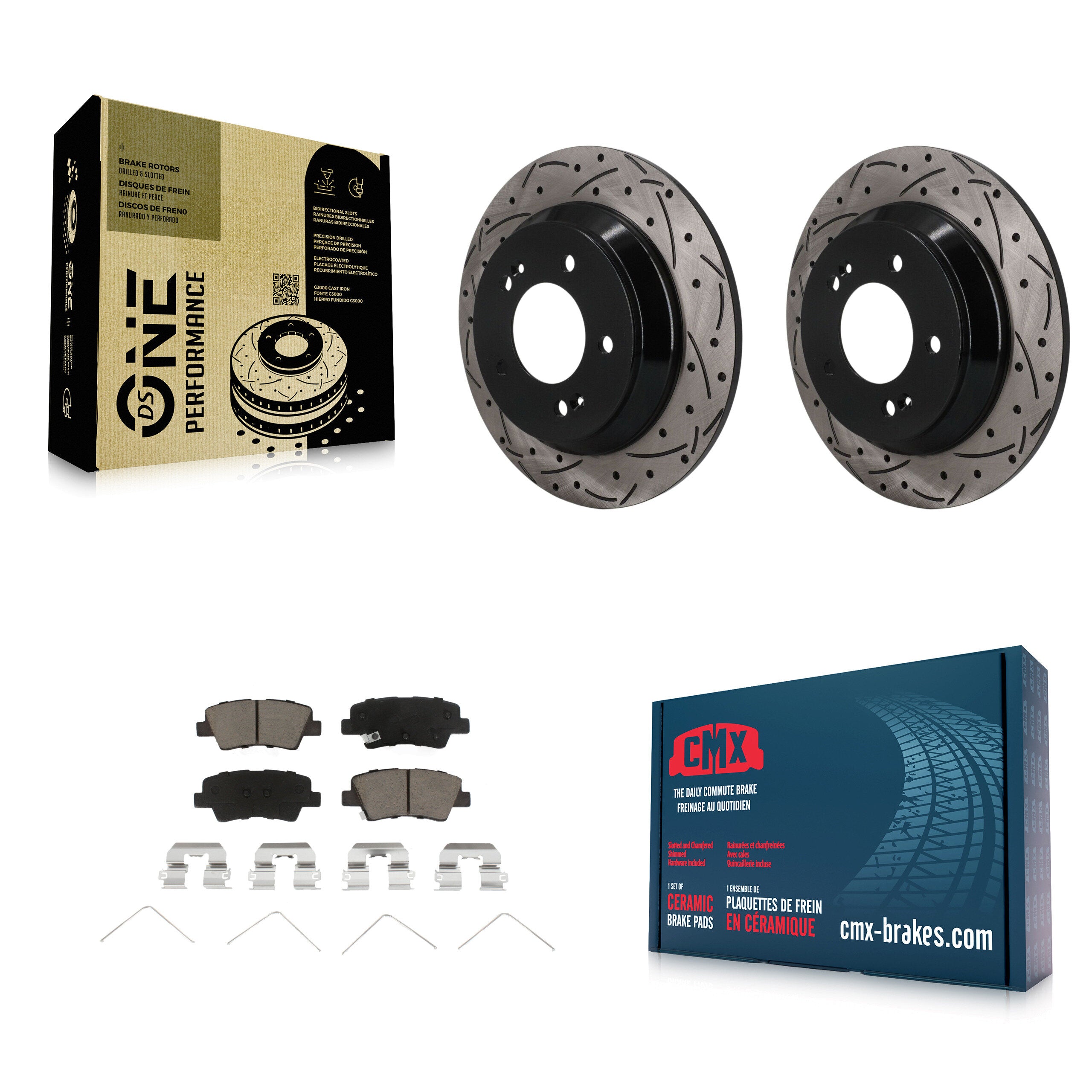 Transit Auto KDC-101887 Disc Brake Kit for 2020-2022 Kia Soul - Rear product image
