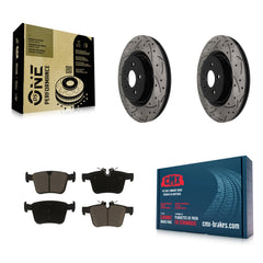 Transit Auto KDC-101896 Disc Brake Kit for 2017-2019 Land Rover Discovery Sport, Jaguar F-Pace - Rear product image