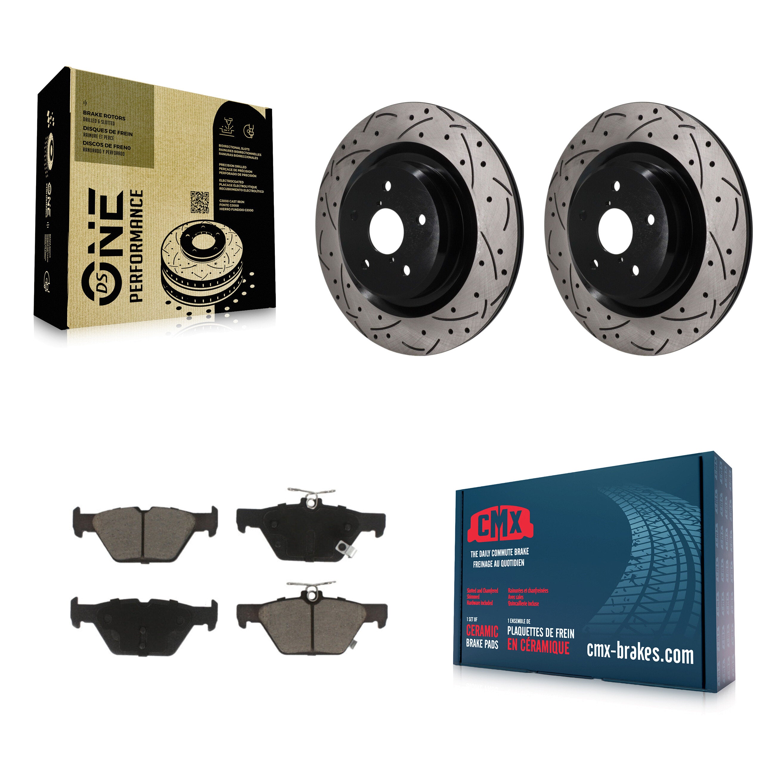 Transit Auto KDC-101897 Disc Brake Kit for 2019-2024 Subaru Ascent - Rear product image