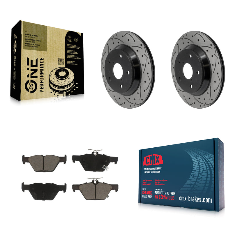 Transit Auto KDC-101898 Disc Brake Kit for 2019-2024 Subaru Crosstrek, Subaru Forester - Rear product image