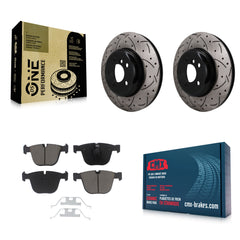 Transit Auto KDC-101900 Disc Brake Kit for 2010-2017 BMW ActiveHybrid 7, BMW 740Li xDrive, BMW 535i GT xDrive & more - Rear product image