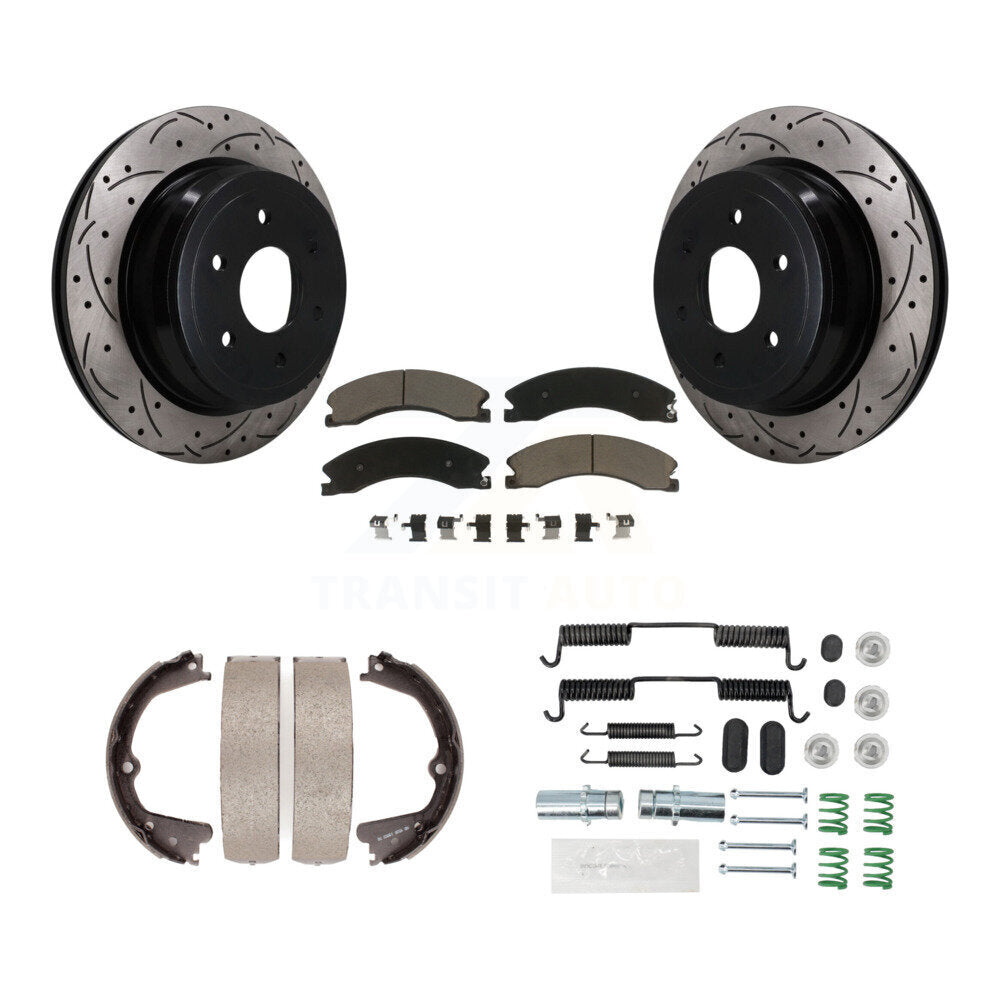 Transit Auto KDC-101903 Disc Brake Kit for 2016-2019 Nissan TITAN XD - Rear product image