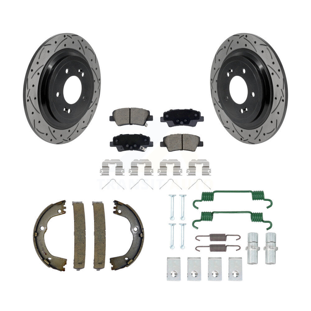 Transit Auto KDC-101906 Disc Brake Kit for 2017-2022 Kia Sportage - Rear product image