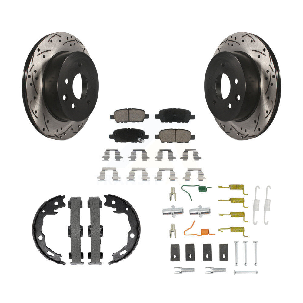Transit Auto KDC-101909 Disc Brake Kit for 2019-2020 Nissan Rogue Sport - Rear product image