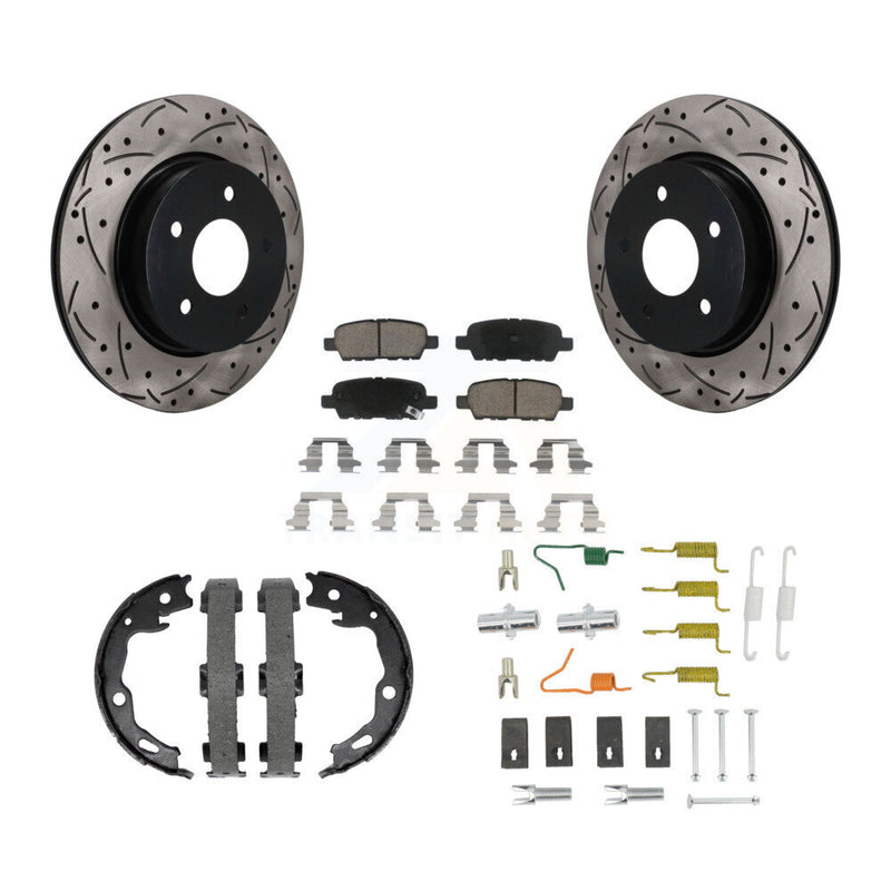 Transit Auto KDC-101910 Disc Brake Kit for 2019 Nissan Rogue Sport - Rear product image