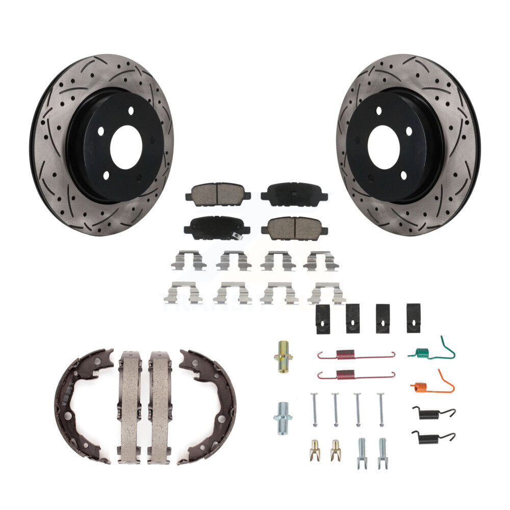 Transit Auto KDC-101911 Disc Brake Kit for 2017-2018 Nissan LEAF - Rear product image