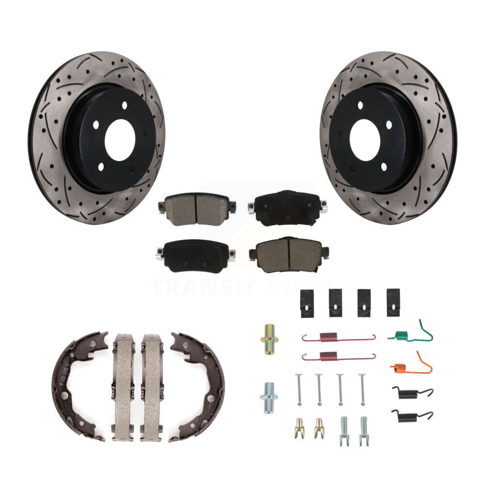 Transit Auto KDC-101912 Disc Brake Kit for 2018-2023 Nissan LEAF - Rear product image