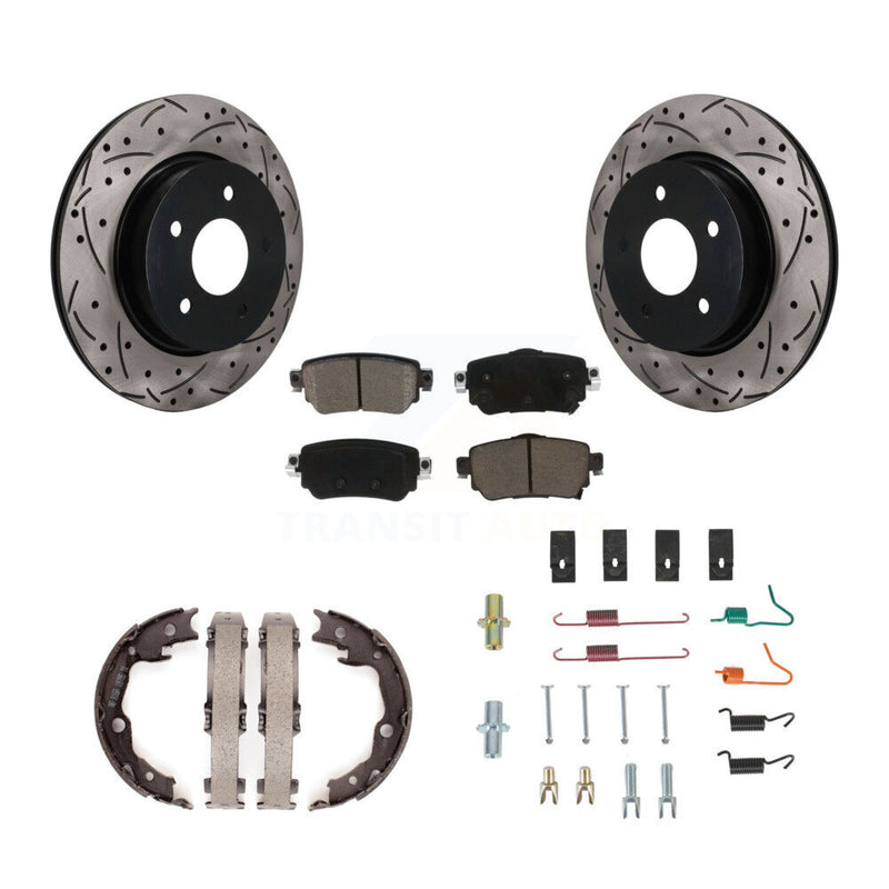 Transit Auto KDC-101912 Disc Brake Kit for 2018-2023 Nissan LEAF - Rear product image