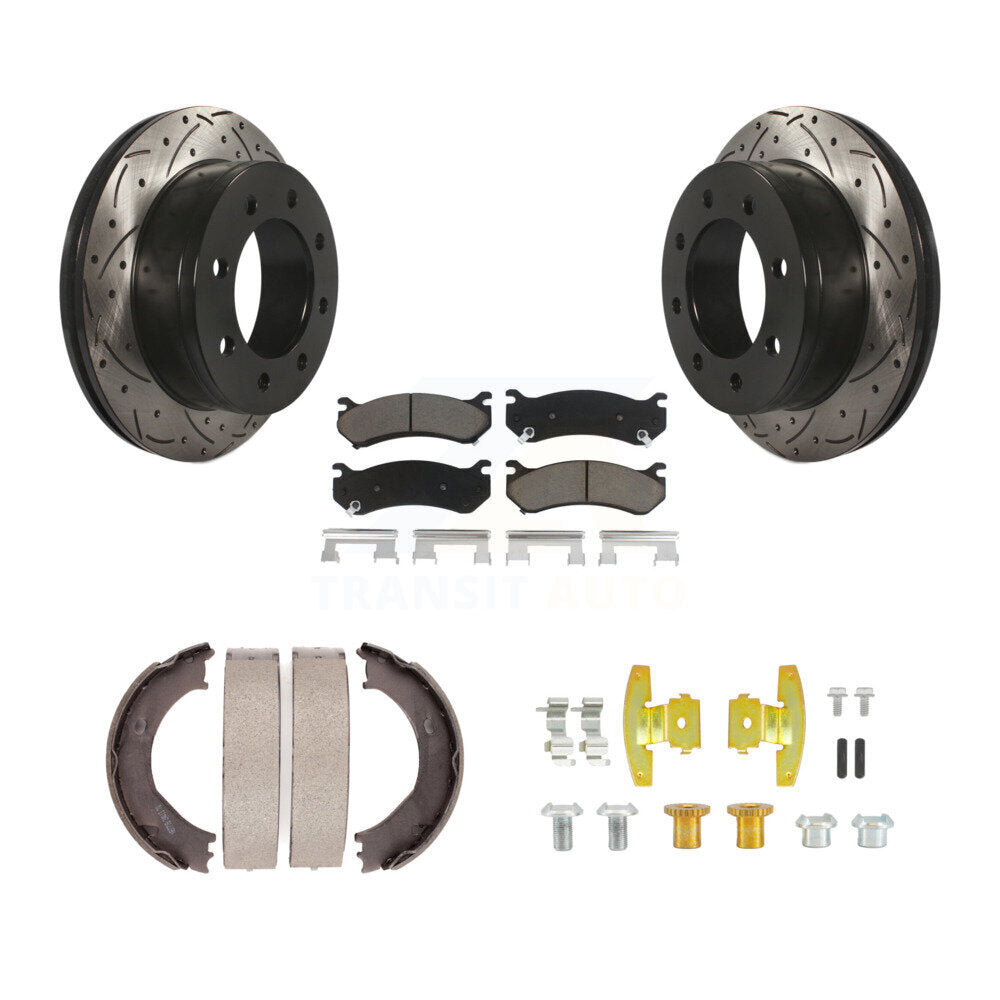 Transit Auto KDC-101917 Disc Brake Kit for 2003-2005 Chevrolet Suburban 2500, GMC Yukon XL 2500 - Rear product image