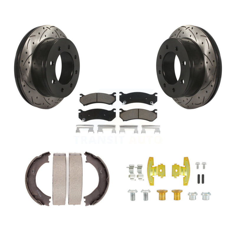Transit Auto KDC-101917 Disc Brake Kit for 2003-2005 Chevrolet Suburban 2500, GMC Yukon XL 2500 - Rear product image