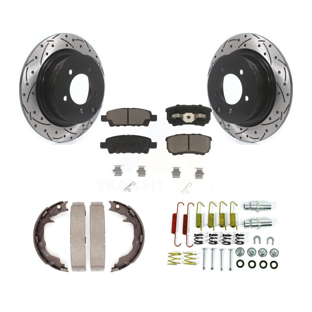 Transit Auto KDC-101921 Disc Brake Kit for 2014-2017 Jeep Compass, Jeep Patriot - Rear product image