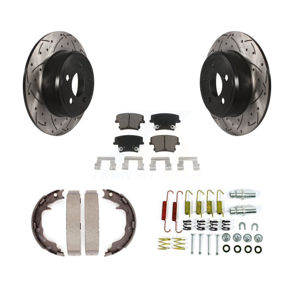 Transit Auto KDC-101922 Disc Brake Kit for 2014 Dodge Avenger - Rear product image