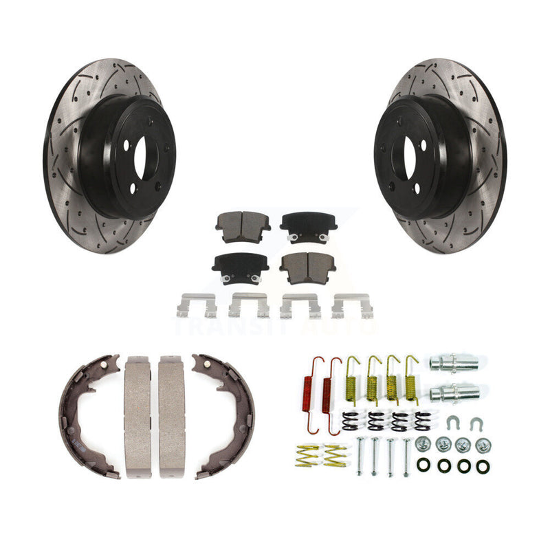 Transit Auto KDC-101922 Disc Brake Kit for 2014 Dodge Avenger - Rear product image