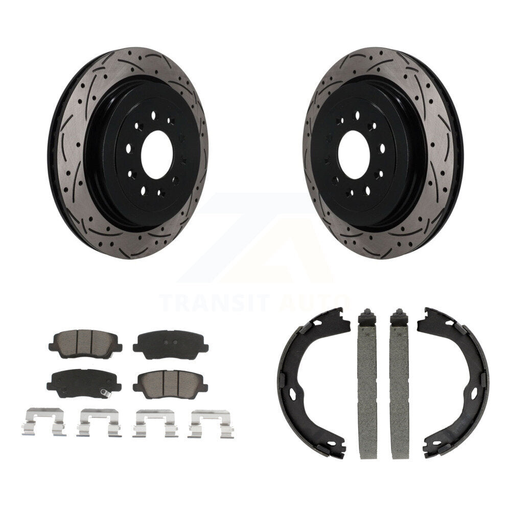 Transit Auto KDC-101931 Disc Brake Kit for 2013-2019 Cadillac ATS - Rear product image