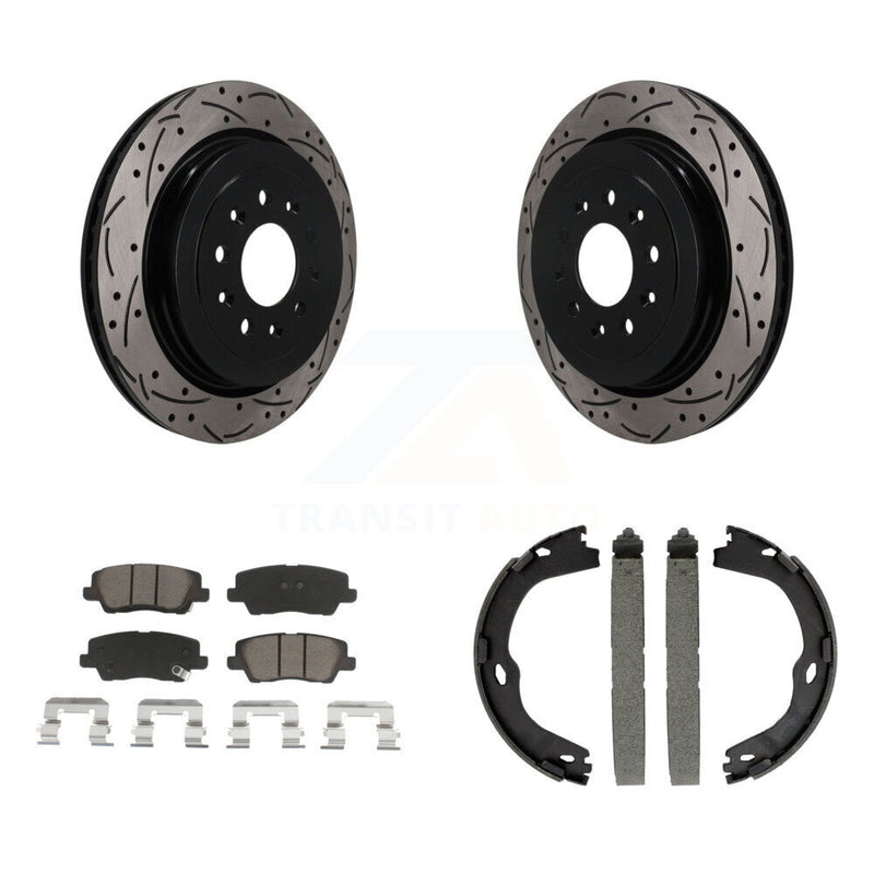 Transit Auto KDC-101931 Disc Brake Kit for 2013-2019 Cadillac ATS - Rear product image