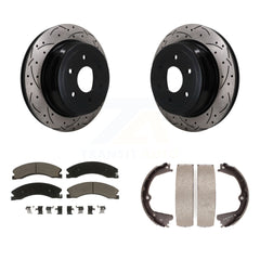 Transit Auto KDC-101932 Disc Brake Kit for 2016-2019 Nissan TITAN XD - Rear product image