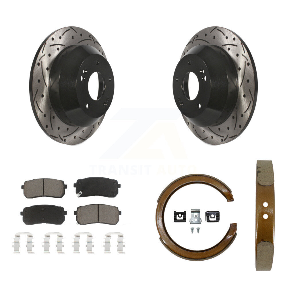 Transit Auto KDC-101936 Disc Brake Kit for 2018-2021 Kia Sedona - Rear product image