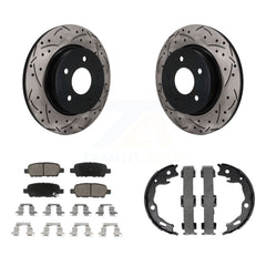 Transit Auto KDC-101937 Disc Brake Kit for 2017-2019 Nissan Rogue Sport, Nissan Qashqai - Rear product image
