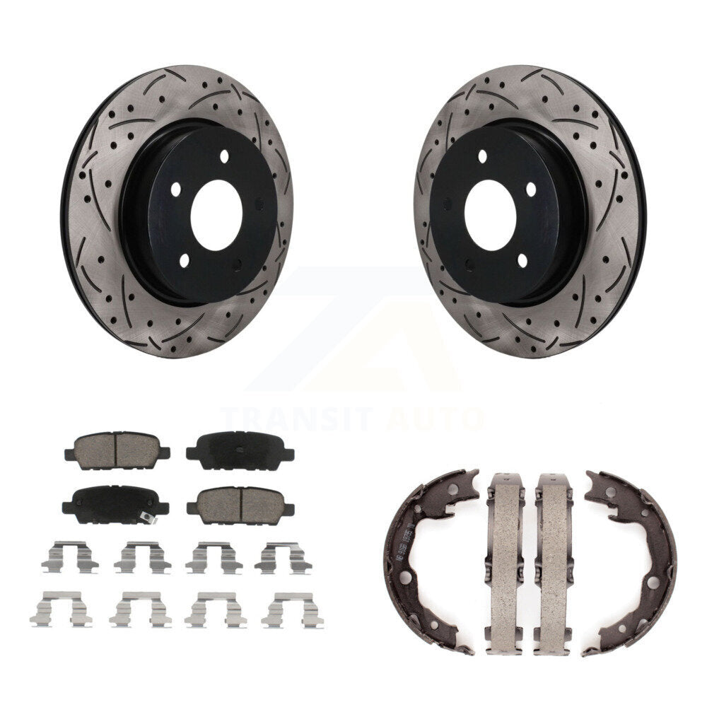 Transit Auto KDC-101940 Disc Brake Kit for 2017-2018 Nissan LEAF - Rear product image