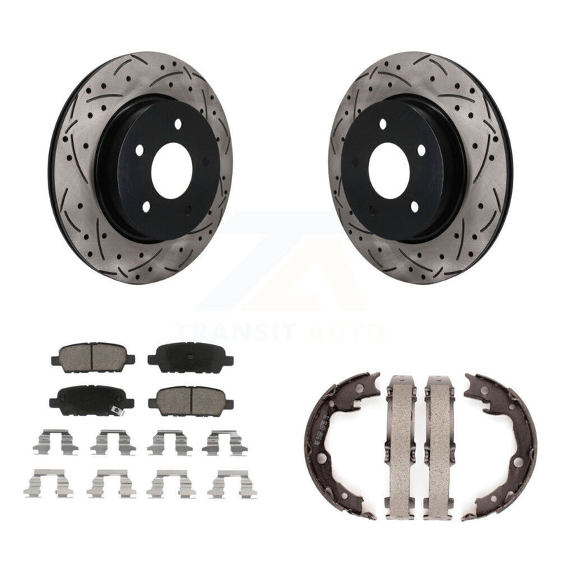 Transit Auto KDC-101940 Disc Brake Kit for 2017-2018 Nissan LEAF - Rear product image