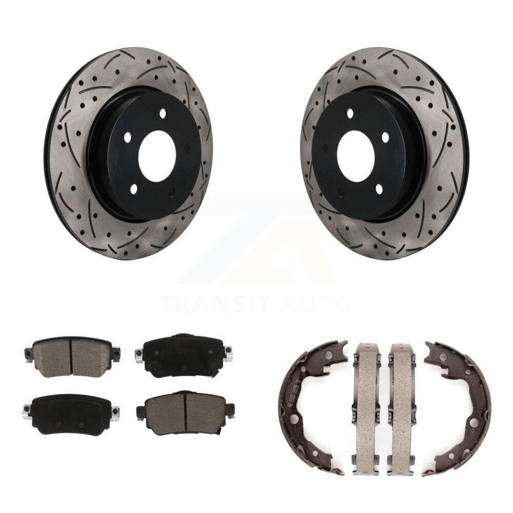 Transit Auto KDC-101941 Disc Brake Kit for 2018-2023 Nissan LEAF - Rear product image