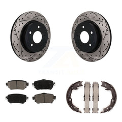 Transit Auto KDC-101941 Disc Brake Kit for 2018-2023 Nissan LEAF - Rear product image