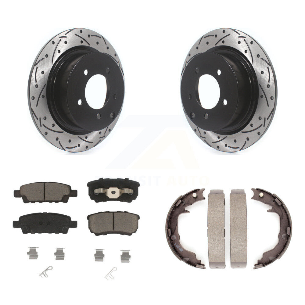 Transit Auto KDC-101942 Disc Brake Kit for 2014-2017 Jeep Compass, Jeep Patriot - Rear product image
