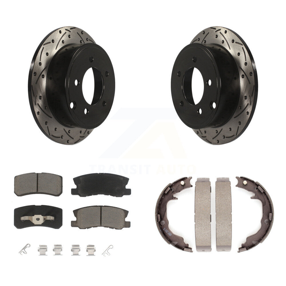 Transit Auto KDC-101943 Disc Brake Kit for 2014-2017 Jeep Compass, Jeep Patriot - Rear product image