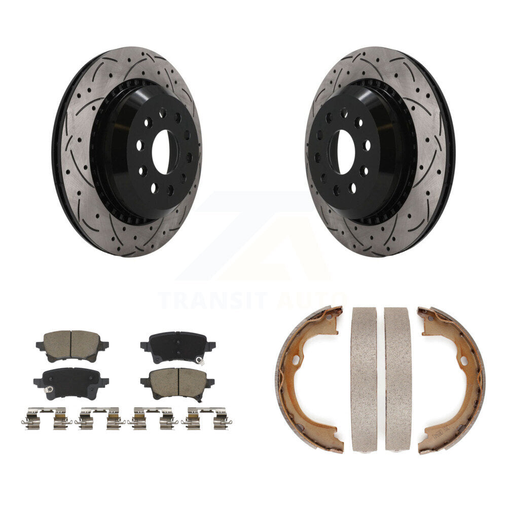 Transit Auto KDC-101945 Disc Brake Kit for 2020-2022 Jeep Wrangler, Jeep Gladiator - Rear product image