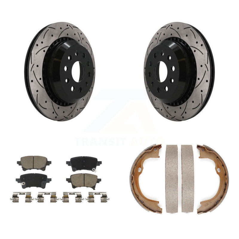 Transit Auto KDC-101945 Disc Brake Kit for 2020-2022 Jeep Wrangler, Jeep Gladiator - Rear product image