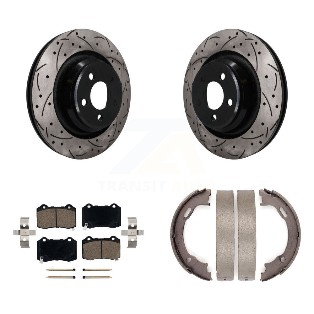 Transit Auto KDC-101946 Disc Brake Kit for 2005-2021 Dodge Challenger, Dodge Charger, Chrysler 300 & more - Rear product image