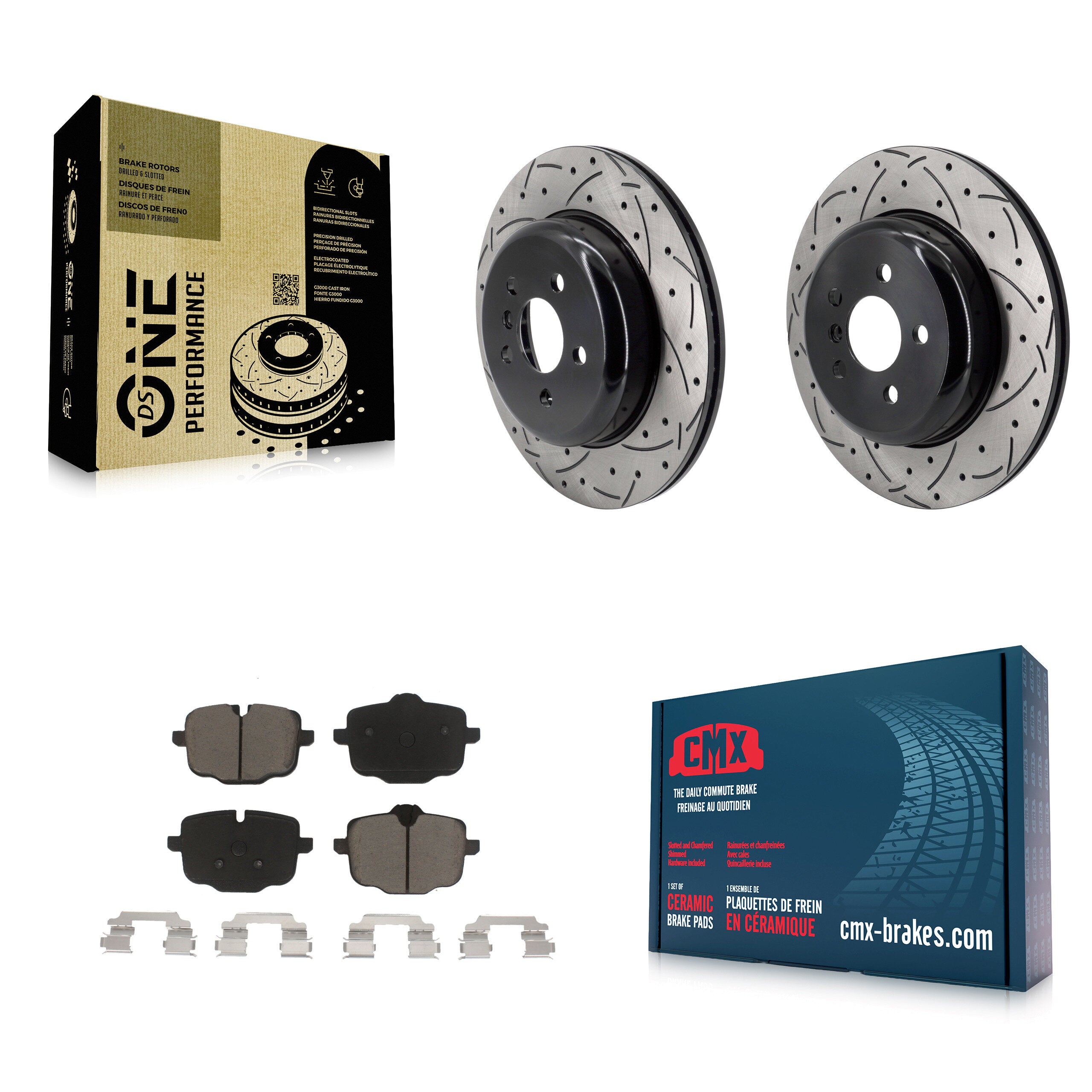 Transit Auto KDC-101948 Disc Brake Kit for 2020-2021 BMW X4 - Rear product image