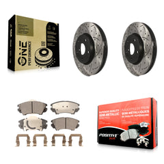 Transit Auto KDF-100006 Disc Brake Kit for 2010-2017 GMC Terrain, Chevrolet Camaro - Front product image