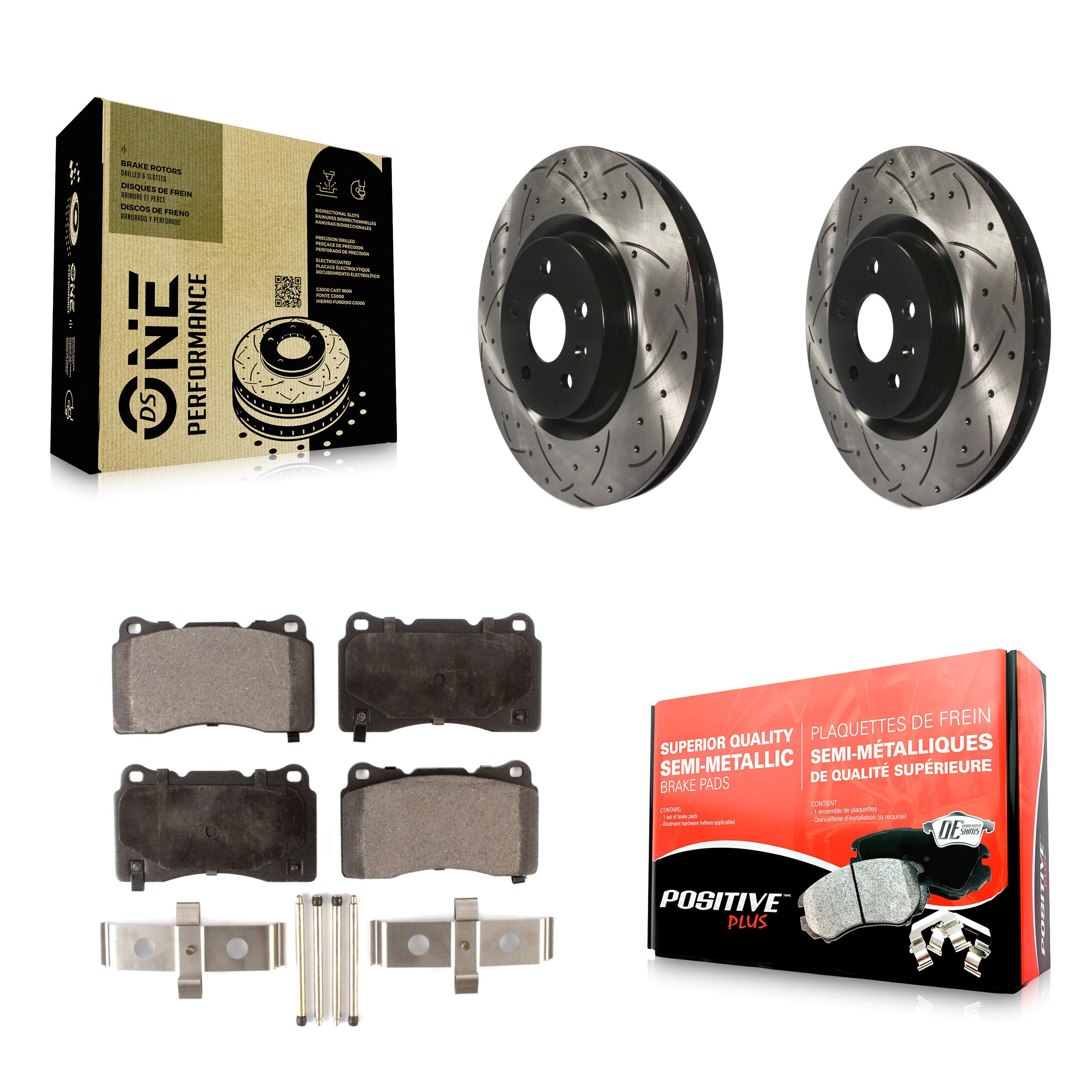 Transit Auto KDF-100008 Disc Brake Kit for 2009-2013 Buick Regal, Pontiac G8 - Front product image
