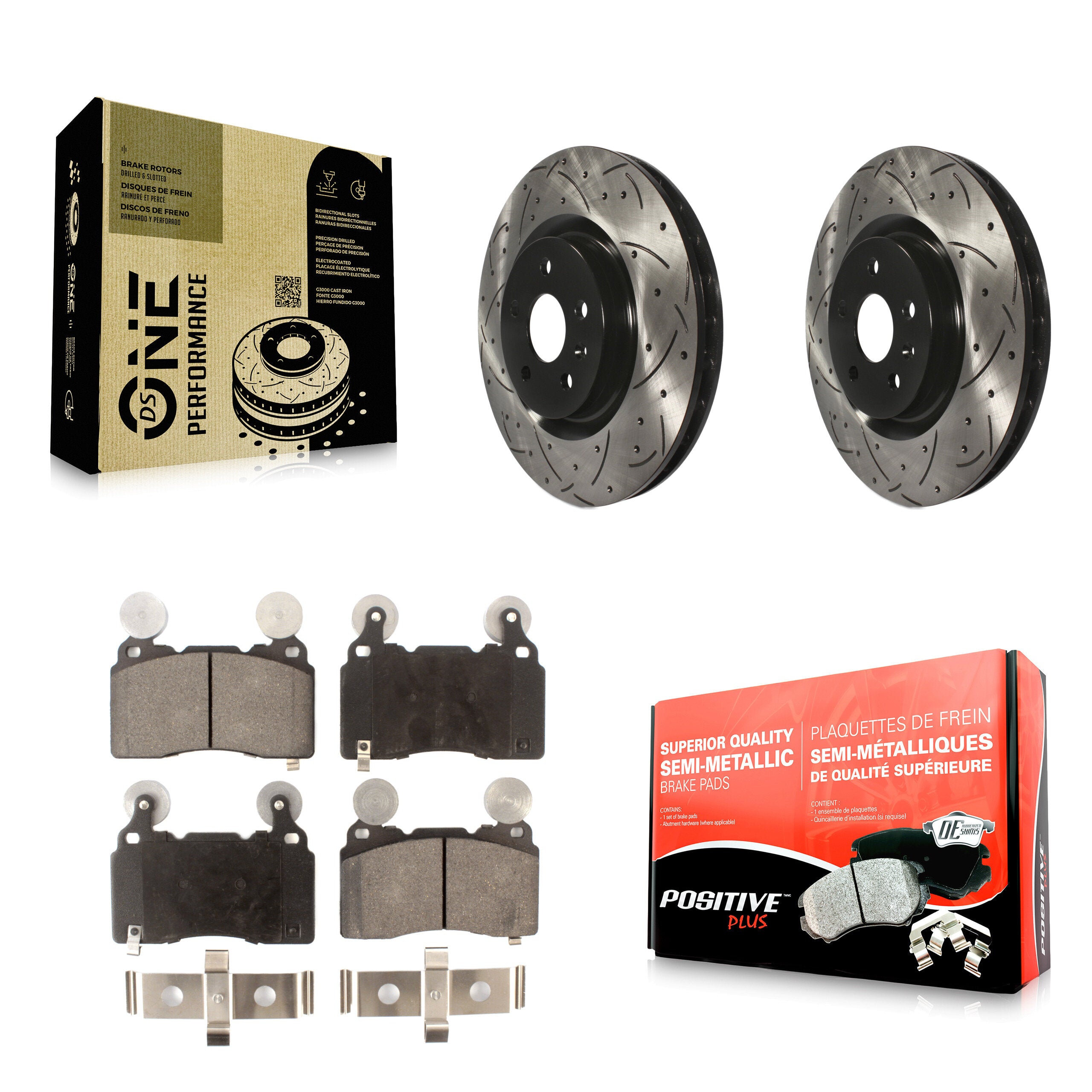 Transit Auto KDF-100010 Disc Brake Kit for 2010-2017 Chevrolet SS, Chevrolet Camaro - Front product image
