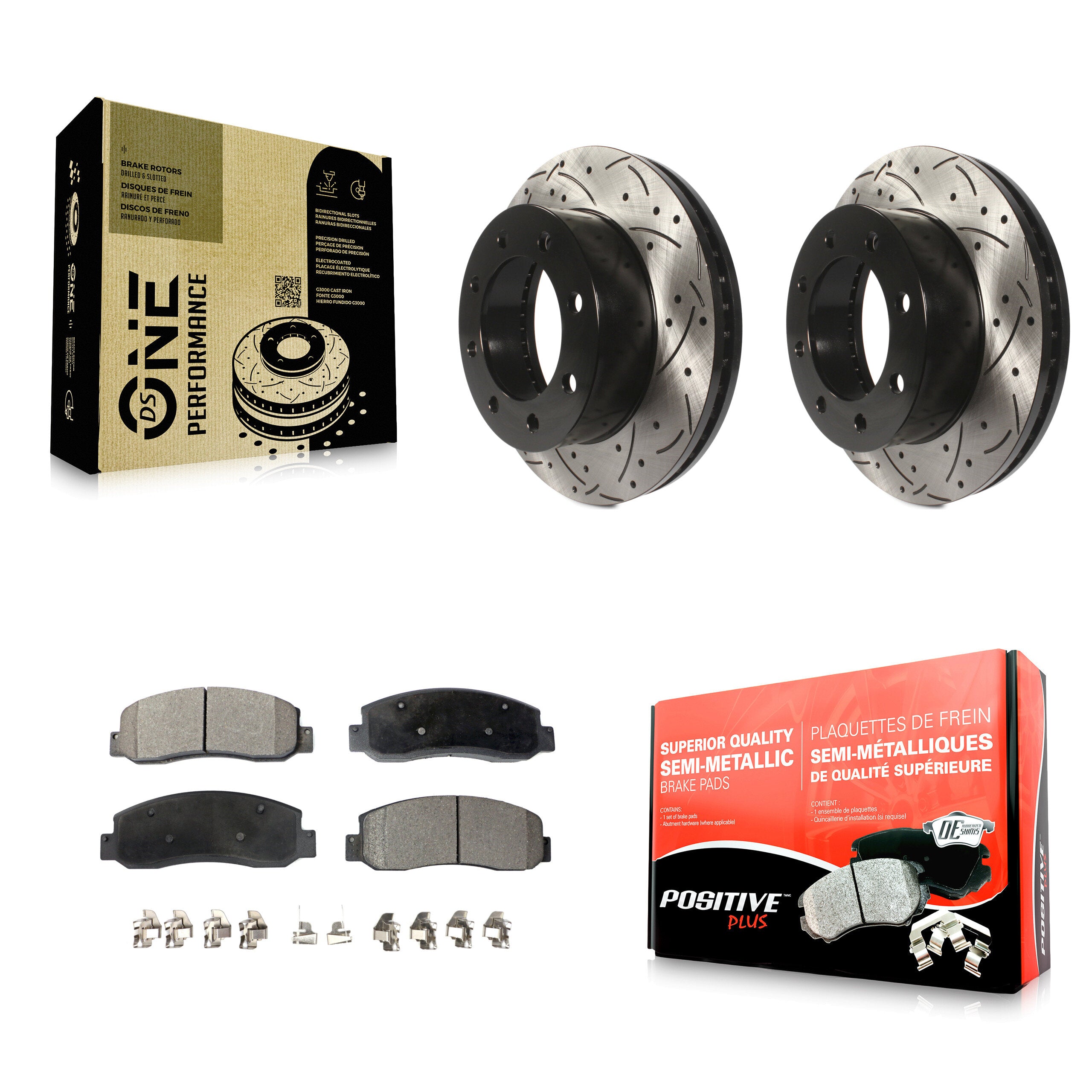 Transit Auto KDF-100017 Disc Brake Kit for 2005-2009 Ford F-250 Super Duty, Ford F-350 Super Duty - Front product image