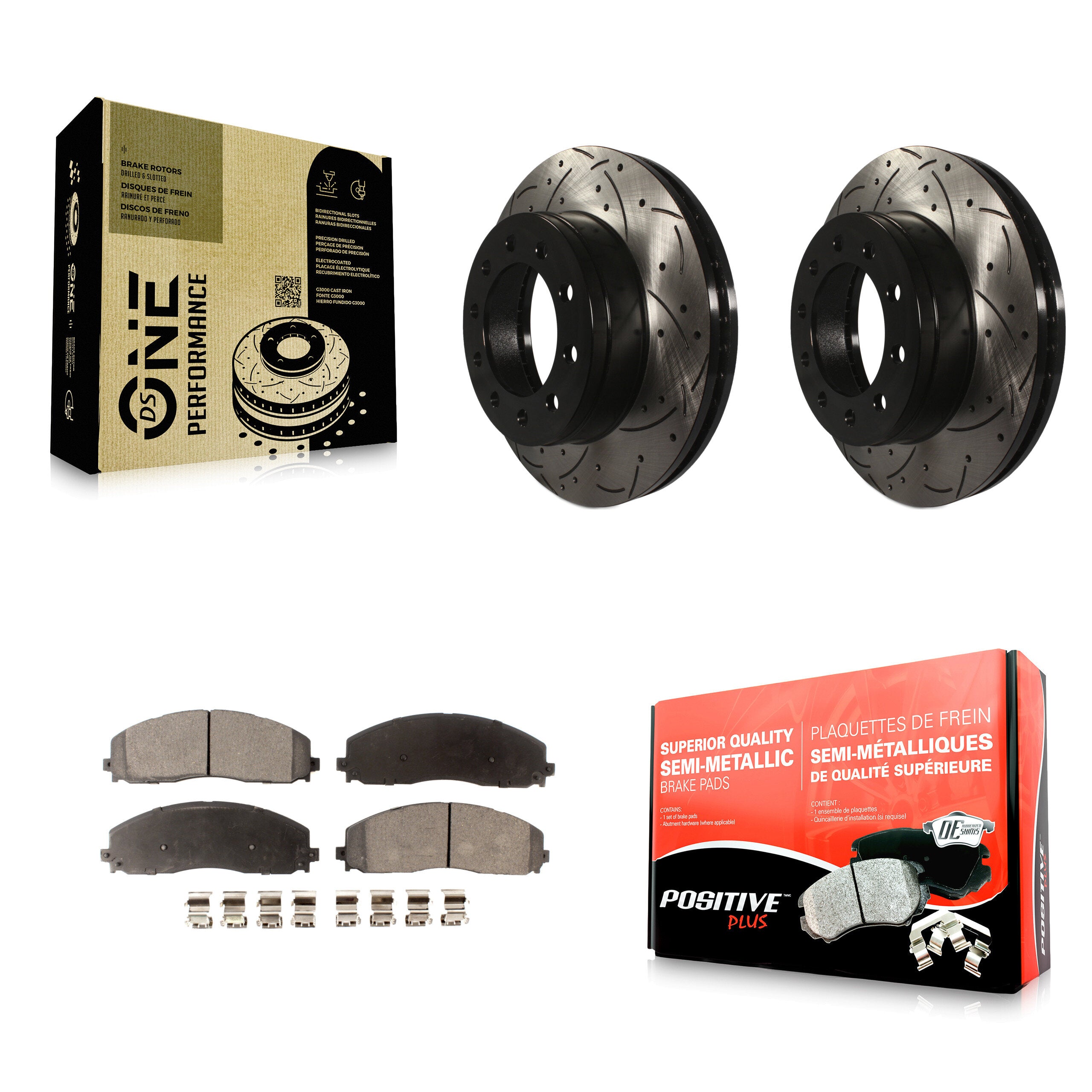 Transit Auto KDF-100021 Disc Brake Kit for 2013-2016 Ford F-350 Super Duty, Ford F-250 Super Duty - Front product image