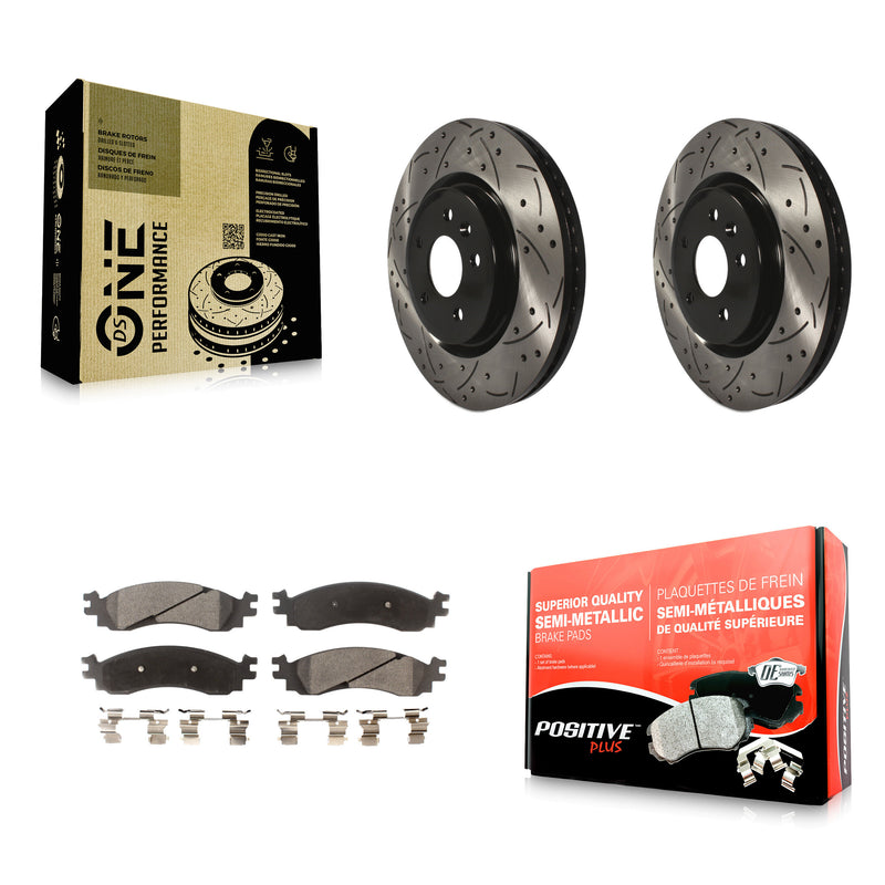 Transit Auto KDF-100026 Disc Brake Kit for 2010-2012 Ford Taurus - Front product image