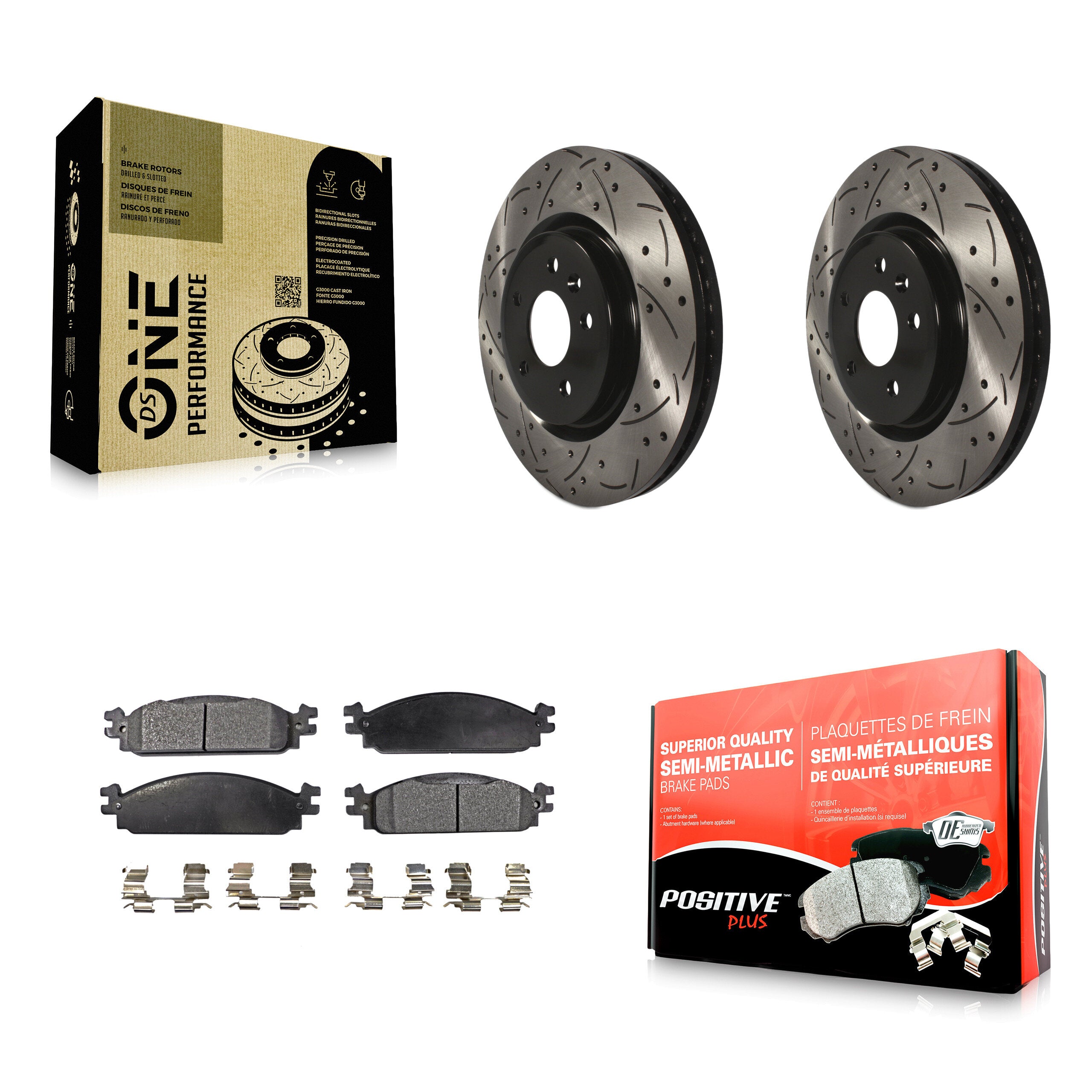 Transit Auto KDF-100027 Disc Brake Kit for 2009-2010 Lincoln MKS - Front product image