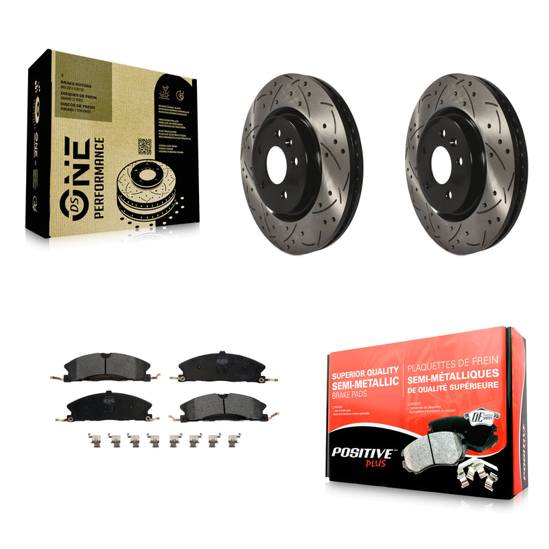Transit Auto KDF-100029 Disc Brake Kit for 2013 Ford Explorer - Front product image