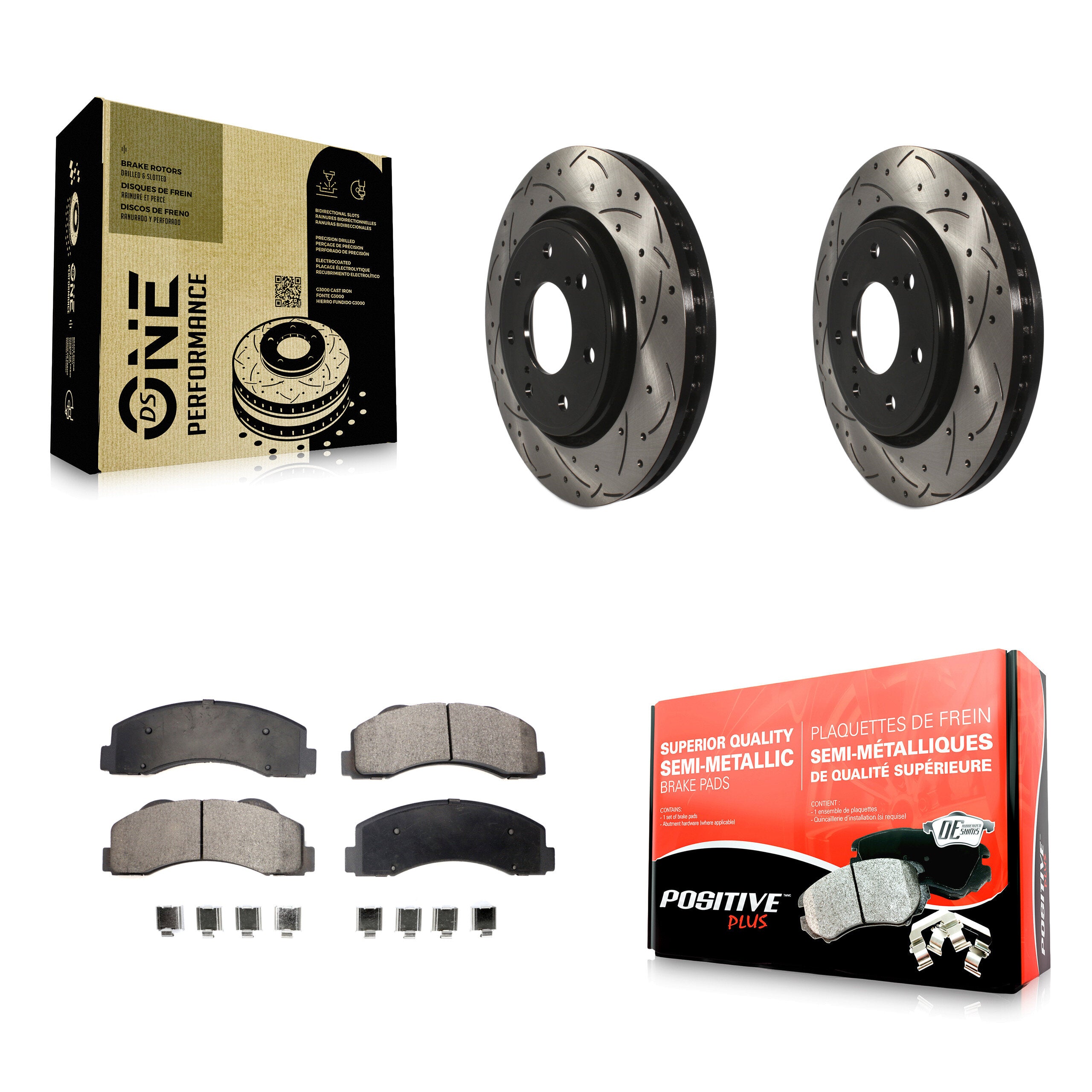 Transit Auto KDF-100030 Disc Brake Kit for 2010-2014 Ford F-150 - Front product image