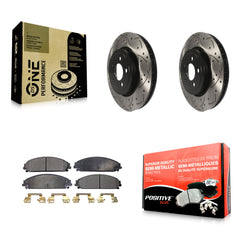 Transit Auto KDF-100045 Disc Brake Kit for 2005-2023 Dodge Charger, Chrysler 300, Dodge Challenger & more - Front product image