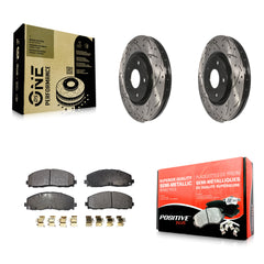 Transit Auto KDF-100054 Disc Brake Kit for 2009-2024 Chrysler Pacifica, Chrysler Grand Caravan, Chrysler Voyager & more - Front product image