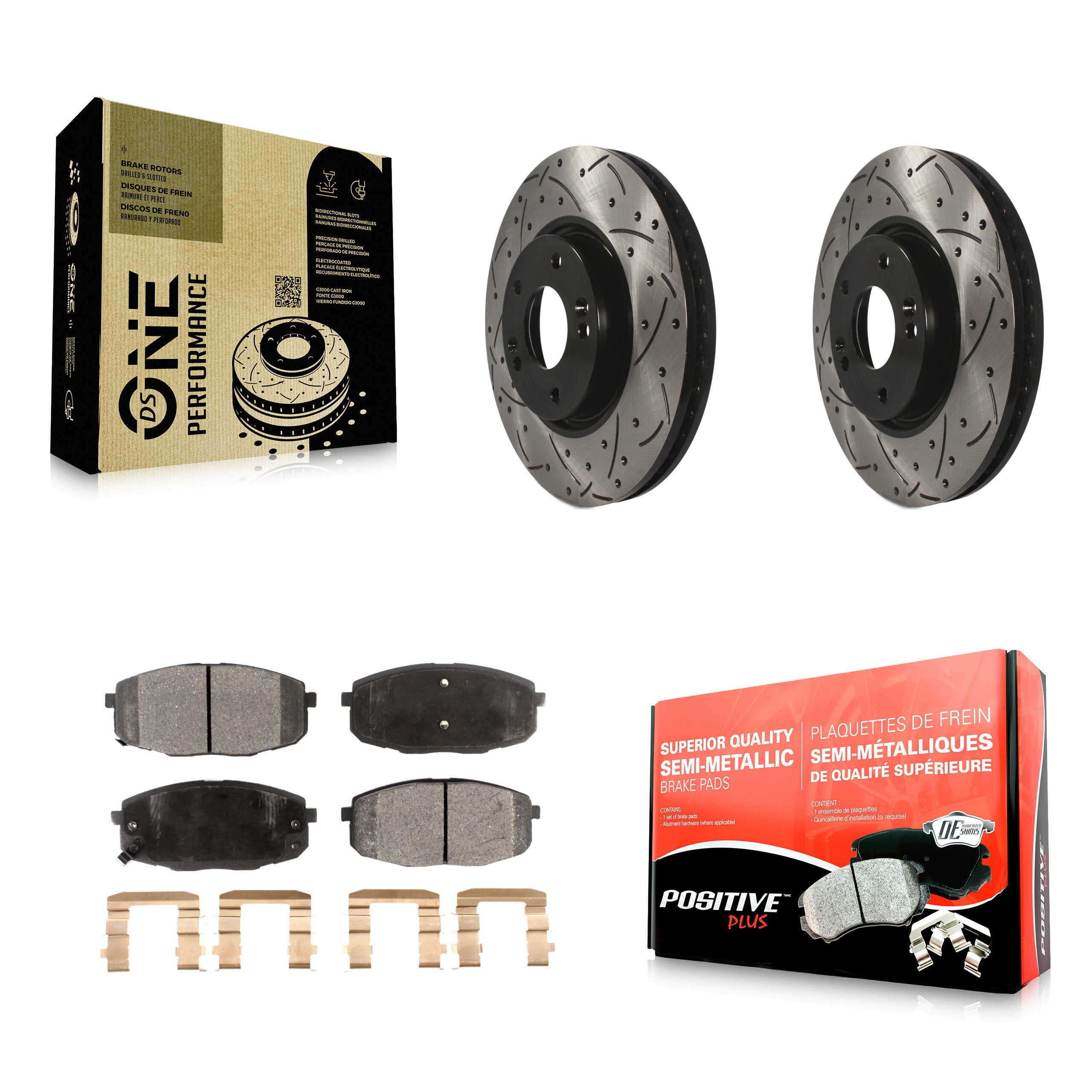 Transit Auto KDF-100085 Disc Brake Kit for 2010-2013 Kia Forte5, Kia Forte, Kia Forte Koup - Front product image